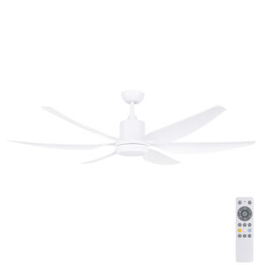 Aviator V2 Ceiling Fan by Brilliant with Light White 66"