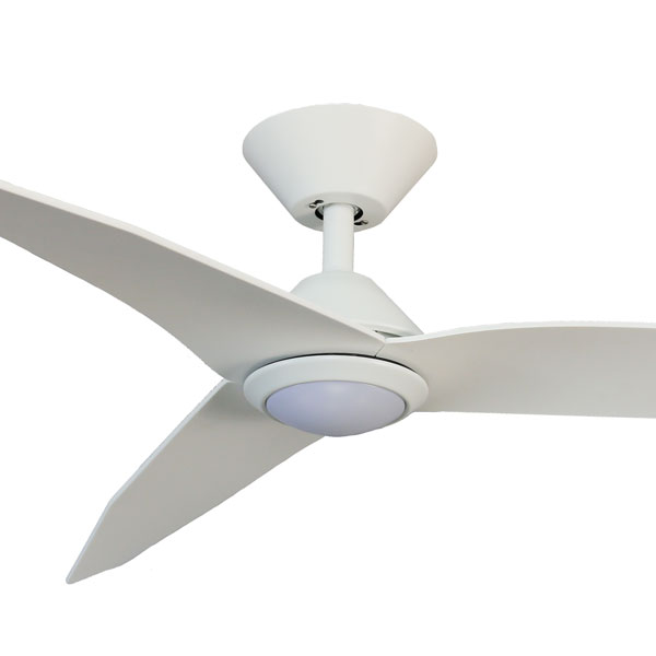 Low Profile Infinity Dc Ceiling Fan With Led Light Remote White 48