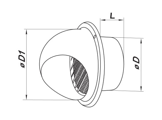 dome vent dimensions