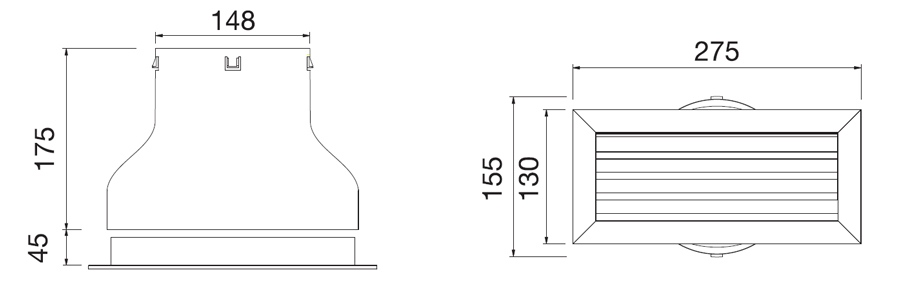 brick sized vent dimensions