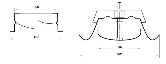metal cone vent dimensions