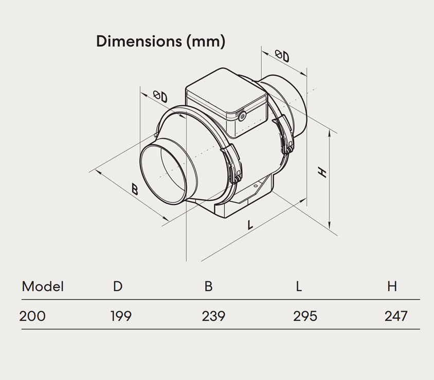 fanco-tt-mixflow-200-inline-fan-dimensions