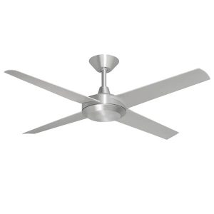 brushed aluminium concept ceiling fan