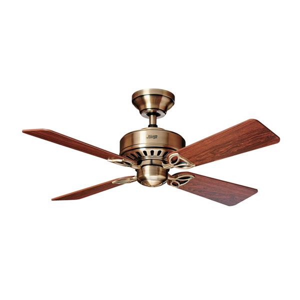 antique brass bayport ceiling fan