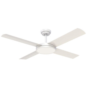 Hunter Pacific Revolution AC 3 Ceiling Fan with LED Light - White 52