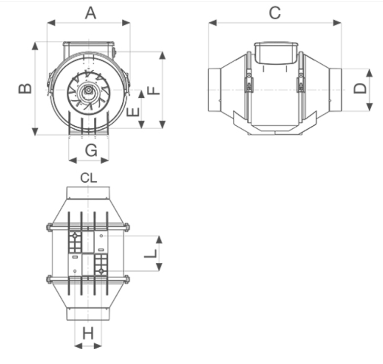 vortice lineo dimensions
