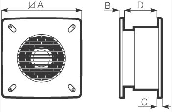 airflow window fan dimensions