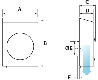 vortice ca dimensions