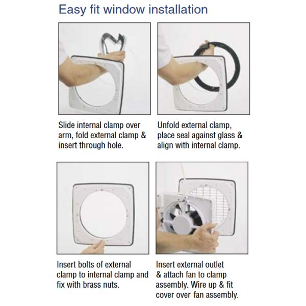 Maxair 150 Window Exahust Fan Pull Cord Universal Fans