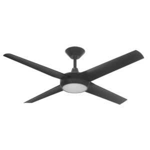 Hunter Pacific Concept AC Ceiling Fan with LED Light - Matte Black 52"