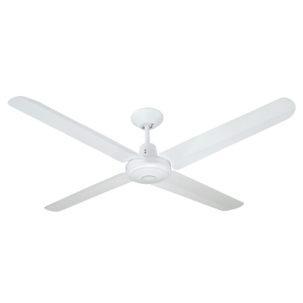 Hunter Pacific Typhoon Mach 3 AC Ceiling Fan - White Aluminium Blades 48"