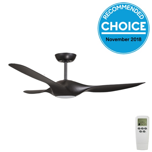 Origin Ceiling Fan Black 56 With Led Light By Fanco Universal Fans