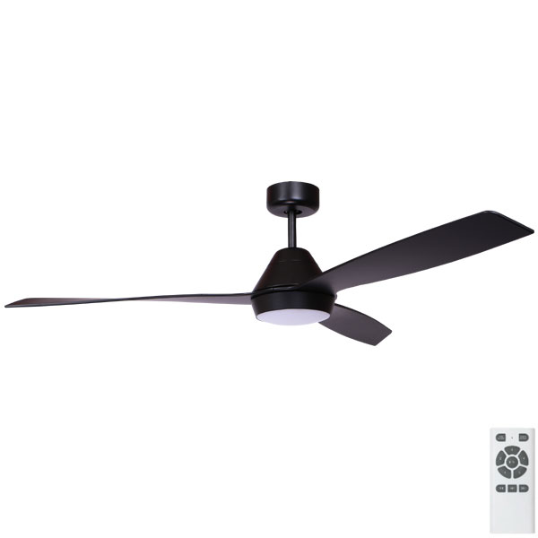 black eco breeze ceiling fan