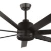 Eglo Tourbillion DC Ceiling Fan with Remote - Black 80