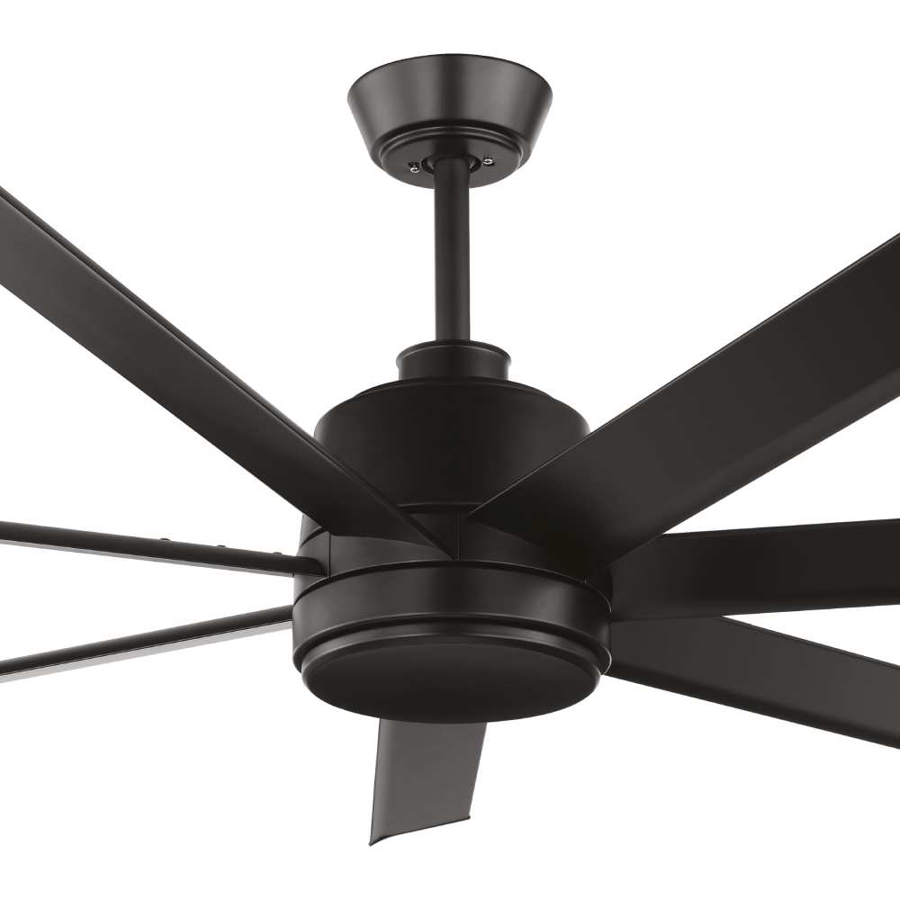 Eglo Tourbillion DC Ceiling Fan with Remote - Black 80" - close up