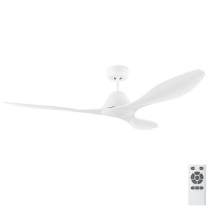 Eglo Nevis Ceiling Fan With Remote White 52 Dc Motor Universal Fans