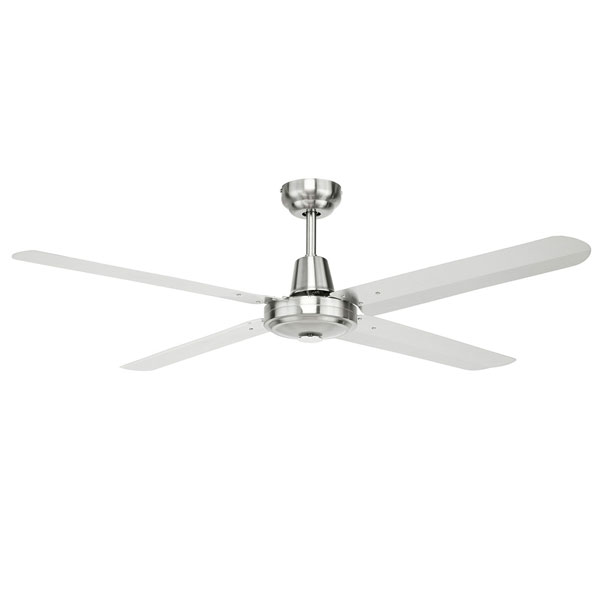 Brilliant Atrium 48 inch ceiling fan with stainless steel blades
