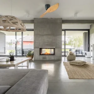 aeratron-ae+2-dc-ceiling-fan-black-with-timber-style-blades-in-wide-living-room