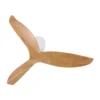 Aeratron AE+3 DC Ceiling Fan with Remote - White with Timber Style ABS Blades 50" - Image 3