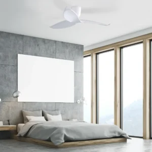 aeratron-ae+3-dc-60-inch-ceiling-fan-white-in-bedroom