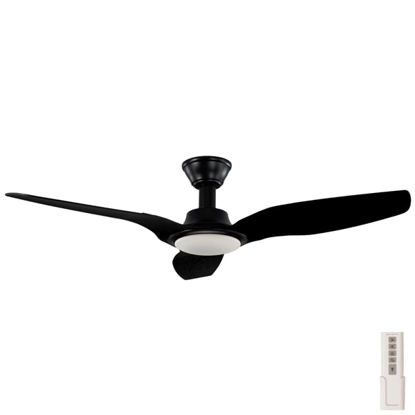 Trident Dc With Led Light Black 56 By Aeroblade Universal Fans