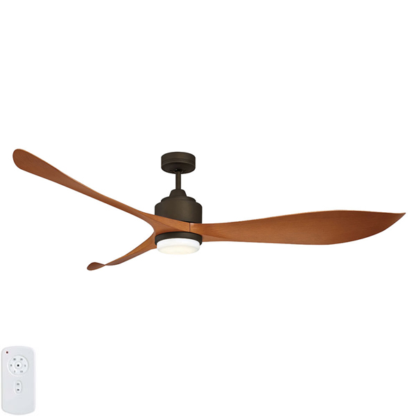 oil rubbed bronze eagle XL ceiling fan with light