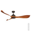Mercator Eagle V2 DC Ceiling Fan with Remote - Oil Rubbed Bronze with Timber-style Blades 56