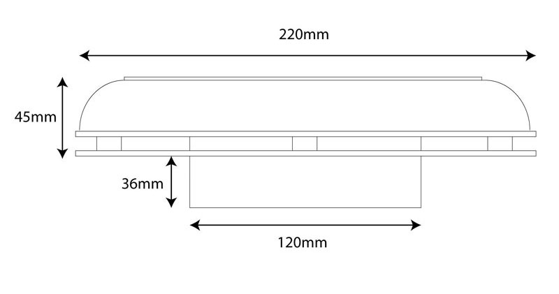 SAV2.5CF Dimensions