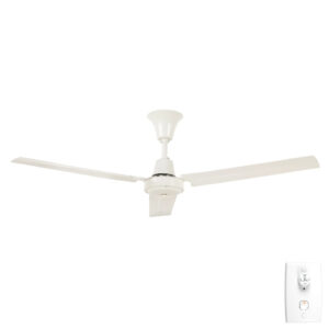 Brilliant Airmotion AC Ceiling Fan with J Hook in White 48" | Universal Fans Australia