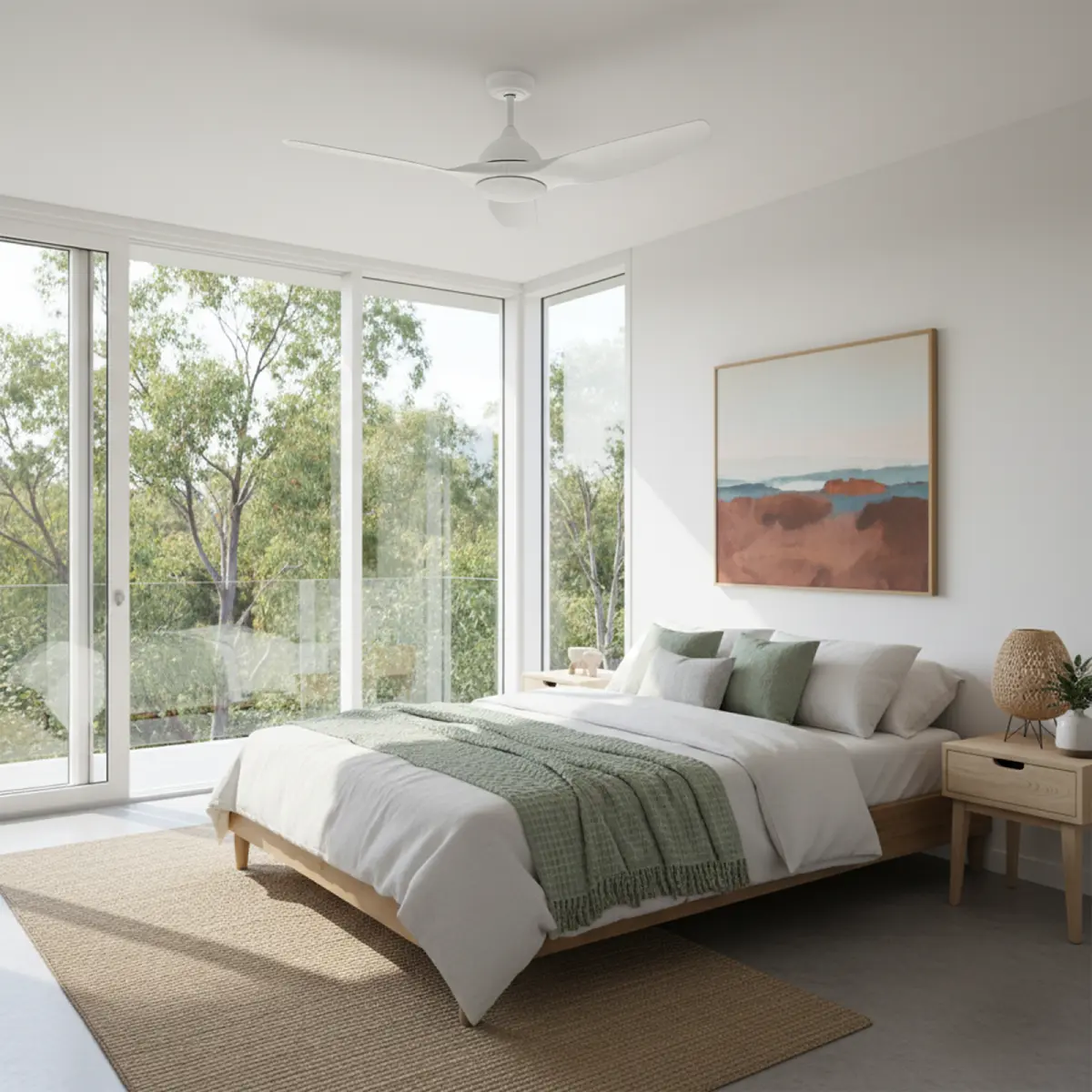 fanco-horizon-dc-52-inch-ceiling-fan-no-light-white-in-wide-bedroom-insitu