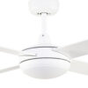 fanco eco silent with light motor white