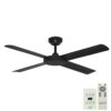 Hunter Pacific Pinnacle v2 DC Ceiling Fan with Wall Control - Matt Black 52