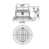 nasta ceiling vent dimensions
