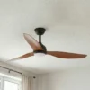 fanco-eco-style-dc-ceiling-fan-with-led-light-black-koa-52-bedroom-closeup