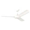 Hunter Pacific X-Over DC Ceiling Fan with Wall Control - White 56