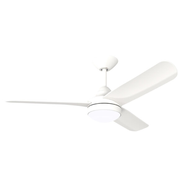 Hunter Pacific X-Over DC Ceiling Fan with CCT LED Light - White 48"