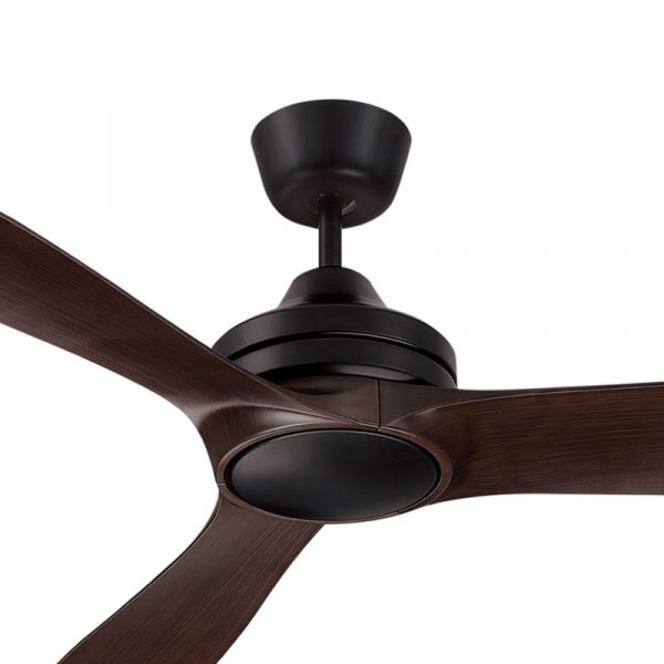 Mercator Lora DC Ceiling Fan 60 inch. Black & Dark Timber | Universal Fans