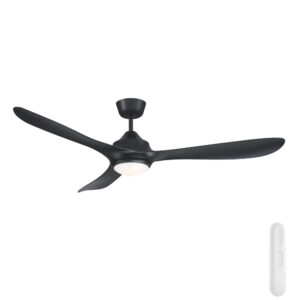 Mercator Juno DC Ceiling Fan with CCT LED Light - Black 56