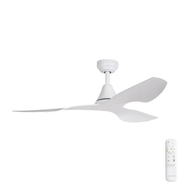 Three Sixty Simplicity DC Ceiling Fan with Remote - Matte White 45"
