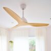 Fanco Breeze AC Beechwood Ceiling Fan 48