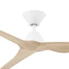 Fanco Infinity-iD SMART DC Ceiling Fan - White with Beechwood Blades 54