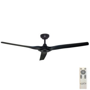 Hunter Pacific Radical 3 DC Ceiling Fan - Matt Black 60"