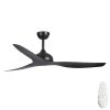 black eco style dc ceiling fan 60 inch