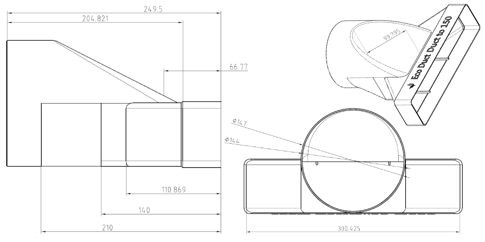 EDEDRR1150-dimensions