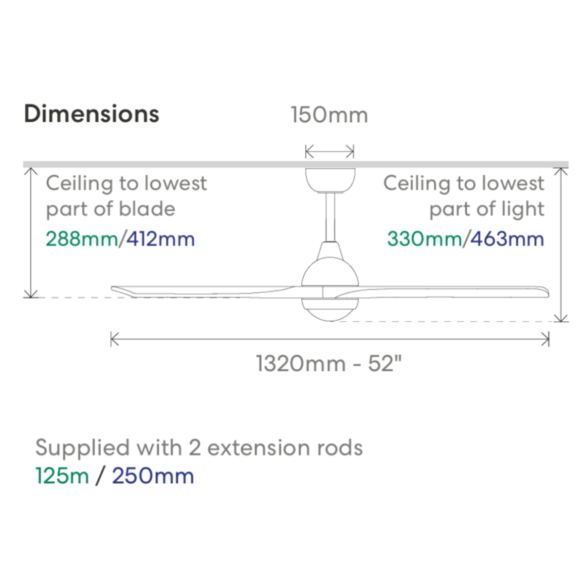 fanco-sanctuary-dc-ceiling-fan-52-inches-no-light-dimensions-diagram