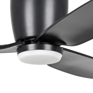 Eglo Seacliff 44" CCT LED Light Black Motor