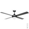 Eglo Stradbroke 52 inch DC Ceiling Fan with E27 Light Black