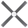 Eglo Stradbroke 52 inch DC Ceiling Fan with E27 Light Titanium Blades