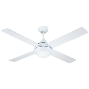 Hunter Pacific Azure Ceiling Fan with Light and ABS Blades White 48