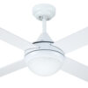 Hunter Pacific Azure Ceiling Fan with Light and ABS Blades White 48